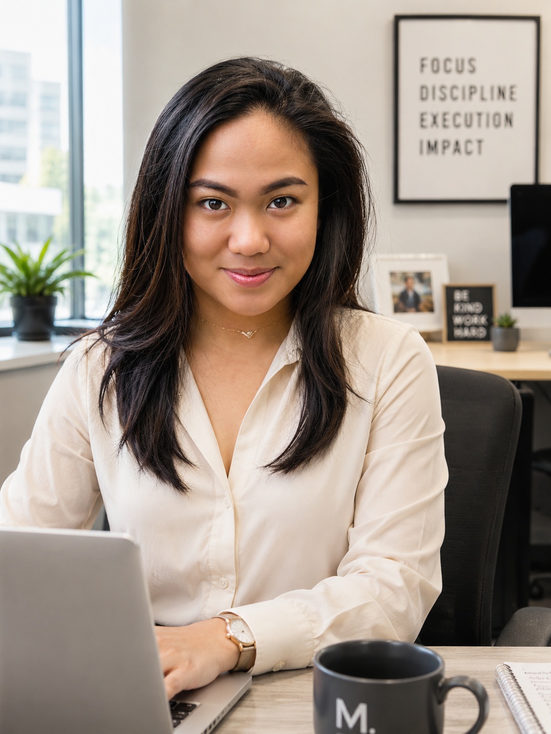 Vilma Villenuea — COO of Quadros Holdings, photographed in a professional setting